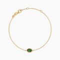 Bracelets sur Grenoble : Histoire d'Or Bracelet Vintage Love Plaque Or Jaune Aventurine