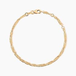 Histoire d'Or Bracelet Plaqu&eacute; Or Jaune Leanora
