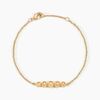 Histoire d'Or Bracelet Golden Beans Plaque Or Jaune