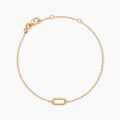 Histoire d'Or Bracelet Lueur Plaqu&eacute; Or Jaune