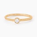 Histoire d'Or Bague Lyza Plaque Or Jaune Oxyde De Zirconium