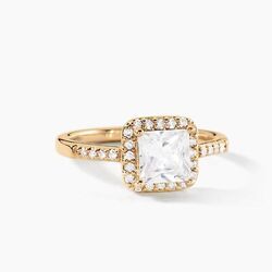 Histoire d'Or Bague Izabel Plaque Or Jaune Oxyde De Zirconium