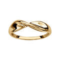 Bague en vermeil torsade lisse