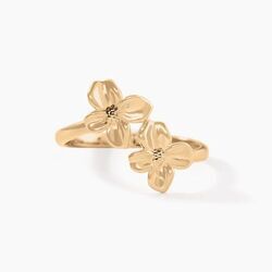 Histoire d'Or Bague Selva Plaqu&eacute; Or Jaune
