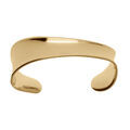 Bracelet en acier dor&eacute; rigide
