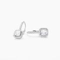 Boucles d'oreille sur Grenoble : Histoire d'Or Boucles D'oreilles Pendantes Rio Argent Blanc Oxyde De Zirconium