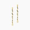 Histoire d'Or Boucles D'Oreilles Pendantes Bubble Argent Jaune Oxyde De Zirconium