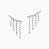 Histoire d'Or Boucles D'Oreilles Pendantes Cascade Argent Blanc Oxyde De Zirconium