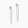 Histoire d'Or Boucles D'Oreilles Pendantes Cascade Argent Blanc Oxyde De Zirconium
