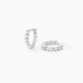 Histoire d'Or Cr&eacute;oles Louisette Argent Blanc