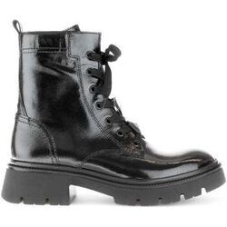 Bottines Gabor Bottines en cuir &agrave; talon d&eacute;croch&eacute; Noir