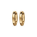 Cr&eacute;ole en acier dor&eacute; fil rond 3mm articul&eacute;e - diam&egrave;tre ext 15mm