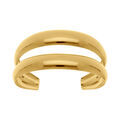 Bracelets sur Artemare : Bracelet en acier dor&eacute; jaune double rang - 60mm