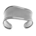 Bracelets sur Artemare : Bracelet rigide en acier lisse - 60mm x 36mm de large