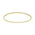 Bracelets sur Artemare : Bracelet en acier dor&eacute; fil rond 2mm - diam&egrave;tre 63mm