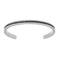 Bracelets sur Artemare : Bracelet homme jonc rigide en acier avec oxydes noirs