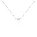 Histoire d'Or Collier Evren Argent Blanc Quartz Rose