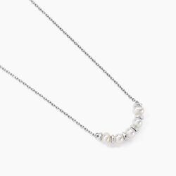 Histoire d'Or Collier Perlissima Argent Blanc Perle De Culture