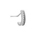 Piercing en acier barrette d'oxydes blancs Artemare