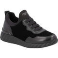 Baskets femme sur Grenoble : Baskets basses Remonte black casual closed ladies shoes