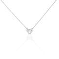 Colliers sur Grenoble : Histoire d'Or Collier Delicata Argent Blanc Oxyde De Zirconium