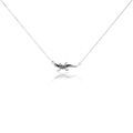 Histoire d'Or Collier Oya Argent Blanc Oxyde De Zirconium