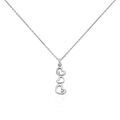 Colliers sur Grenoble : Histoire d'Or Collier Yolaine Argent Blanc Oxyde De Zirconium