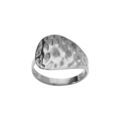 Bague en acier martel&eacute;e