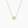 Histoire d'Or Collier Donatiane Argent Jaune Oxyde De Zirconium