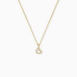 Histoire d'Or Collier Phanie Argent Jaune Oxyde De Zirconium