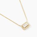 Histoire d'Or Collier Laurine Argent Jaune Oxyde De Zirconium