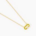 Histoire d'Or Collier Infini Pop Argent Jaune Oxyde De Zirconium