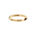 Alliance demi-jonc en acier dor&eacute; 2mm Artemare