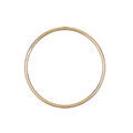 Bracelet jonc enfant en vermeil massif fil 2mm - diam&egrave;tre 45mm