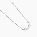 Colliers sur Grenoble : Histoire d'Or Collier Elinore Argent Blanc Oxyde De Zirconium