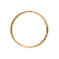 Bracelets sur Artemare : Bracelet jonc en vermeil massif fil 3,8mm - diam&egrave;tre 57mm