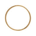 Bracelet jonc en vermeil massif fil 3,8mm - diam&egrave;tre 60mm Artemare