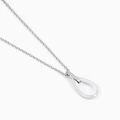 Colliers sur Grenoble : Histoire d'Or Collier Peer Argent Blanc Oxyde De Zirconium
