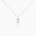 Histoire d'Or Collier Tracee Argent Blanc Oxyde De Zirconium