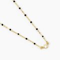 Colliers sur Grenoble : Histoire d'Or Collier Bubble Argent Jaune Oxyde De Zirconium