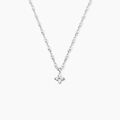 Colliers sur Grenoble : Histoire d'Or Collier Leonne Argent Blanc Oxyde De Zirconium