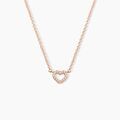 Histoire d'Or Collier Phanie Argent Rose Oxyde De Zirconium