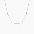 Colliers sur Grenoble : Histoire d'Or Collier Callias Argent Blanc Oxyde De Zirconium