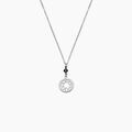 Histoire d'Or Collier Maud Argent Blanc Pierre De Synthese