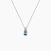 Histoire d'Or Collier Elowen Argent Blanc Pierre De Synthese