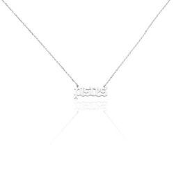 Histoire d'Or Collier Argent Blanc Astro