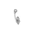Piercing sur Artemare : Piercing oreille en acier rook et arcade oxyde blanc