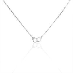 Histoire d'Or Collier Argent Blanc Sent