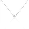 Histoire d'Or Collier Argent Blanc Sent