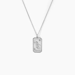 Histoire d'Or Collier Arcane Argent Blanc